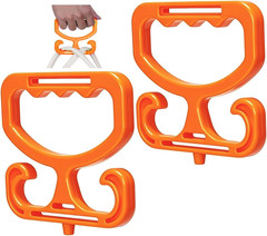 Grocery Bag Carrier with Plastic Storage Box, 2 Pack Grocery Bag Holder for Plas