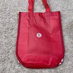 Lot of 5 Lululemon Reusable Shopping Bags Totes Red Black 2x Big 3x Small Sizes