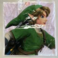 Nintendo Store Kyoto Japan (2) Shopping Bag Legend Of Zelda Link Spring 2024