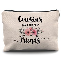 Nogrit Cousin Gifts Makeup Bag – Best for 10×7.5inch, cousin-3