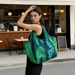Magic Bag – ONLY ONE EARTH Large Grocery Shopping Bags Water Resistant Foldab…