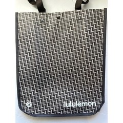 Lululemon Herringbone 2025 Holiday Reusable Shopping Tote Bag