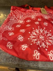Levi’s x Red White Bandana Reusable Shopping Bag – Collectible Levi’s Redtag NEW