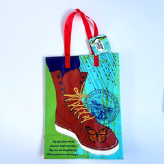 Trader Joes Minnesota Regional Reusable Tote Bag NWT L Etoile du Nord 6 Gallon