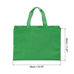 30x40cm Reusable Gift Bags 10pcs Nonwoven Shopping Bag Dark Green