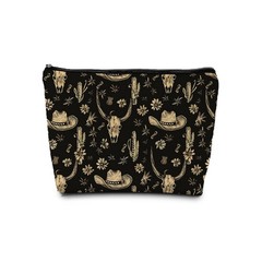 SAFDSGFDB Boho Western Makeup Bag, Rustic Country Cow one