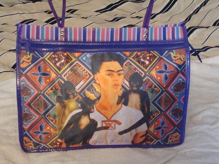 Beautiful Mexican Frida Kahlo Market Folk Art Bag handmade typical from oaxaca