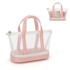 Small Multi-Functional Makeup Bag for Teens and (Pack of 1), 03ws_Pink