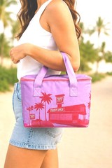 NWT Trader Joe’s Purple Pink Mini Insulated Tote Bag Summer 2026 Limited Release