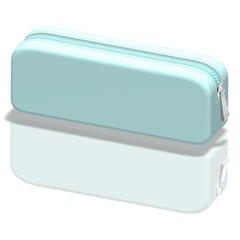 Travel Makeup Brush Holder, Pen Pencils Case,Silicone Bag A100 BLUE