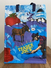 TRADER JOE’S REUSABLE BAG CA CALIFORNIA STATE SAN FRANCISCO NAPA GROCERY TOTE NW
