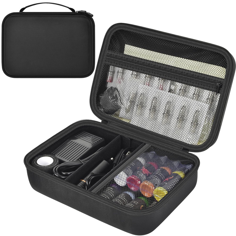 Tattoo Travel Case for Wormhole & Vidattx Gun Kits – Storage Black