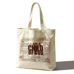 Christian Tote Bag For Women, I Am A Child Of God Bag, Bible Tote Bags, Relig…