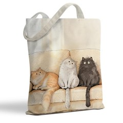 Cute Cat Tote Bag, Cats Gifts Handbag Funny Reusable Travel Shopping Storage …