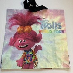 Tesco Trolls Tote Bag Poppy World Tour Branch Hug Dance Sing Pink New