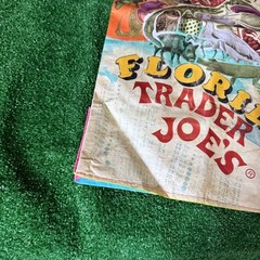 Trader Joe’s Florida Reusable Grocery Bag Orange Tote Regional Limited Edition