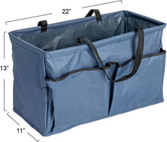 Blue Krush Container All-Purpose Utility Tote with Pockets