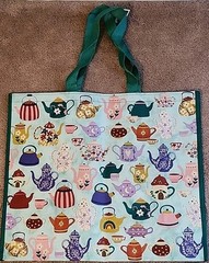 New Marshalls – Beautiful Fancy Teapots – Large Reusable Shopping Tote Eco Bag