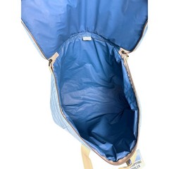 Keep Cool Insulated Reusable Shopping Bag Cooler Light Blue & Cream – NWT