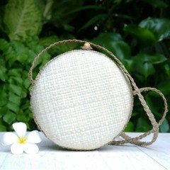 Pandan Leaves Sling Pouch Multi-Purposes Handmade, Eco-Friendly & Sustainable