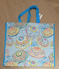 NWT TJ MAXX- Patterned Umbrellas – Large Reusable Shopping Tote Eco Bag