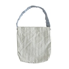 Large Shopping Bag Storage Grocery Reusable Bag Leisure Striped Tote Canvas Bag