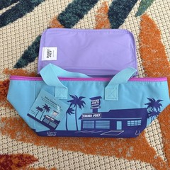NEW! Trader Joes Summer 2026 Mini Insulated Tote Bag 1.5 Gallons Blue/Purple