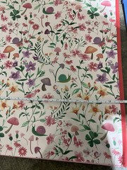 Lot Of Two TJ MAXX REUSABLE SHOPPING TRAVEL TOTE BAGS Floral Fish As Shown