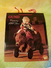 3 Bags Gund Collectible Shopping Tote Gift Bags Celebrating 100 years 15x13x5.5″