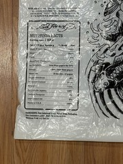 Y2K Vtg Ed Hardy Tiger / Koi Fish Reusable Bag Reversible Plastic Shopping