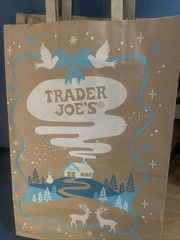 Trader Joes Paper Bag Single Snow 2025 F/W