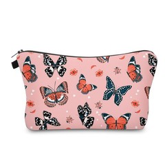 Aiphamy Cute Travel Makeup Bag Cosmetic 4.8″ x 7.5″ x 1.5″ inches, Butterfly