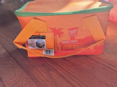 Trader Joe’s Mini Insulated Bag Orange with Green Zipper, Summer 2026 Release