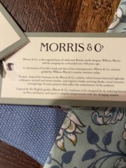 BRAND NEW! MORRIS & CO- 100% Cotton Canvas “HYACINTH” Floral Tote Bag – SO COOL!