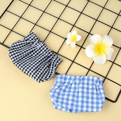 Nainsect Small Pouch bags for purs 2pcs Mini Cosmetics Makeup Blue+black