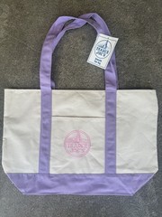 Trader Joe’s Lavender Purple Large Canvas Tote Bag Spring 2026