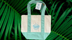 With Zippers – Trader Joe’s Mini Tote Bags (Set of 4 )