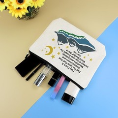Inspiring Gifts Inspirational Gift for Teen Girl Makeup Bag beige