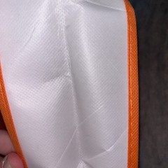 Orange Theory Fitness Reusable Shopping Tote Bag Small Orange And White Qty 1