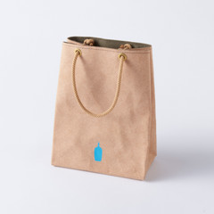 Blue Bottle Coffee x MAKOO Shopping Bag S & M Set Recycled Leather JAPAN NEW