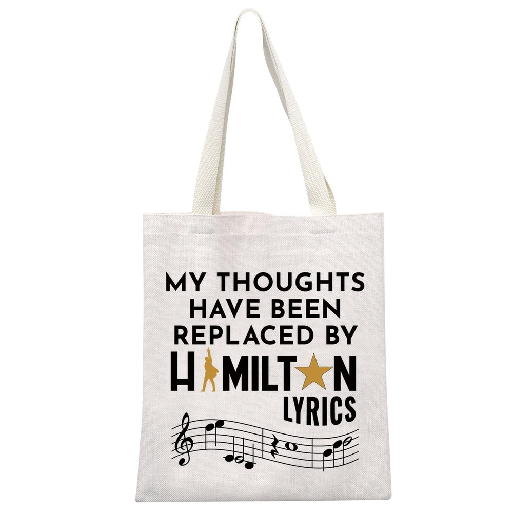 GJTIM Musical Gift Lyrics Talk Less Large, Shoppingbag