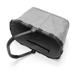 carrybag twist silver – Sturdy shopping basket with plenty of storage space a…