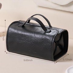Lacabin 4 in 1Portable Makeup Bag with 4 9.44 X 5.51 X 4.72 Inches, Black