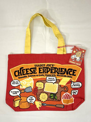 TRADER JOE’S Cheese Experience Large Tote Heavy Duty NWT