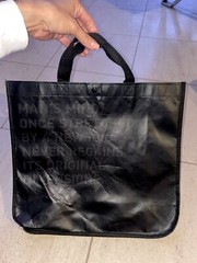 Limited Edition Lululemon Man’s Black Large Reusable Shopping Tote Bag Men’s