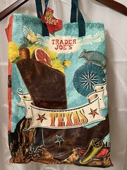 Trader Joe’s Texas Reusable 100% Polypropylene Bag 6 gallon capacity NWT