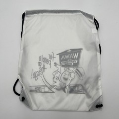 WAWA Reusable Drawstring Bag Brand New Black And White 2026