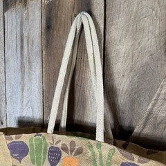 Trader Joe’s Jute Burlap Reusable Shopping Grocery Tote Bag