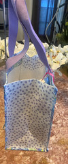 NWT Lilly Pulitzer Purple Blue Reusable Grocery Market Shopper Tote Bag