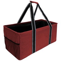 50L Utility Tote Bag Reusable Grocery Shopping Bag with Metal Frame Extra Lar…